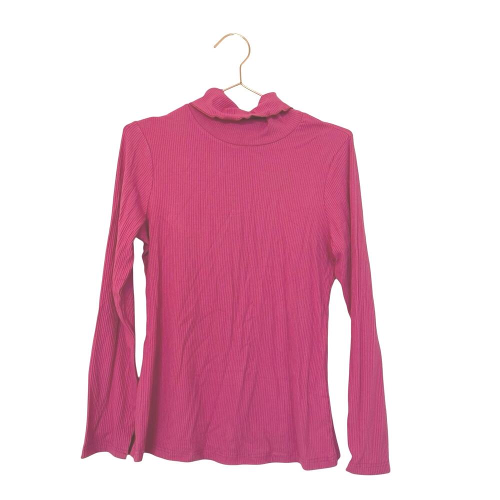 Allegra K Women's Pink Long Sleeve turtleneck Top small new with tag